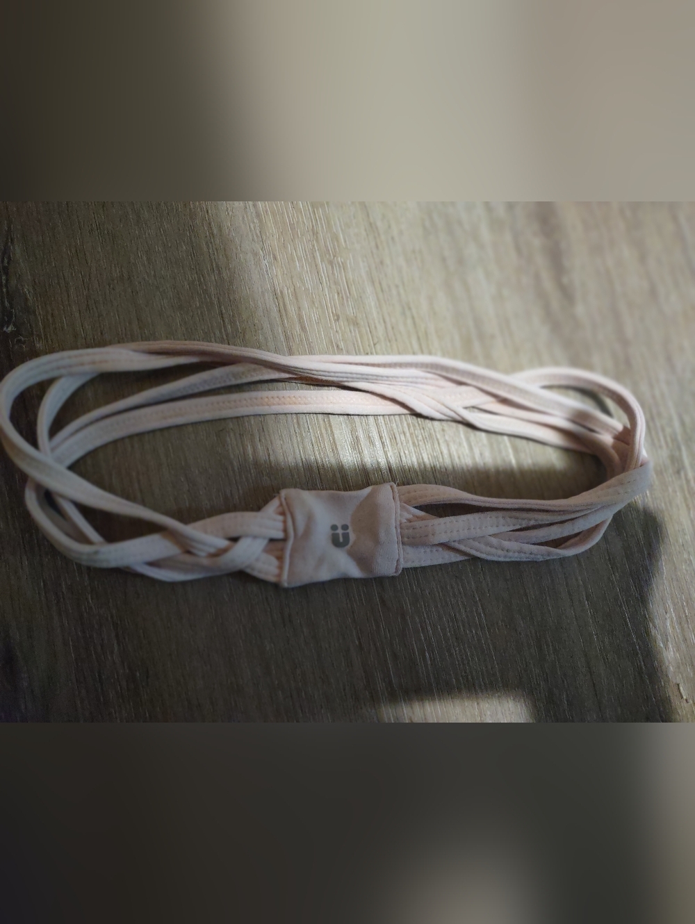Multi-Strand Nude Pink Sports Headband